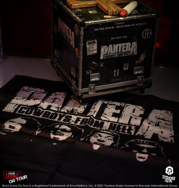 Cowboys from Hell Road Case & Stage Backdrop Rock Iconz On Tour, Pantera