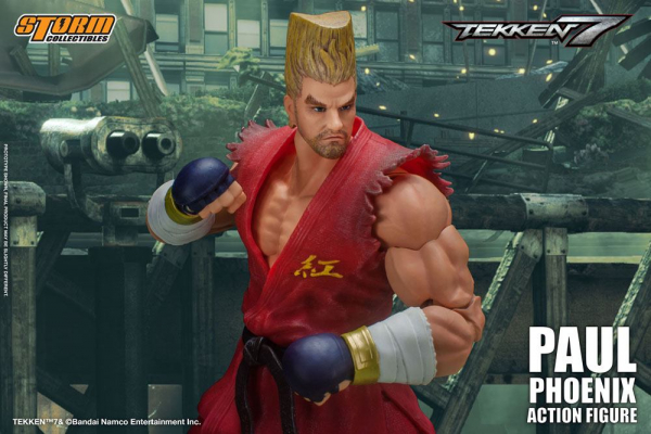 Paul Phoenix Actionfigur 1:12, Tekken 7, 18 cm