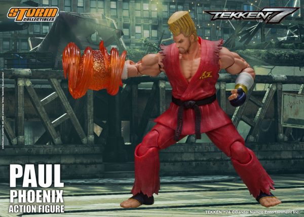 Paul Phoenix Actionfigur 1:12, Tekken 7, 18 cm