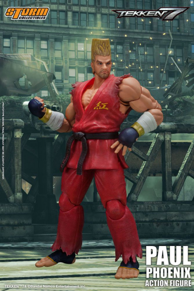 Paul Phoenix Actionfigur 1:12, Tekken 7, 18 cm