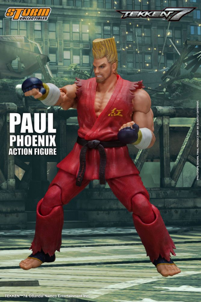 Paul Phoenix Actionfigur 1:12, Tekken 7, 18 cm