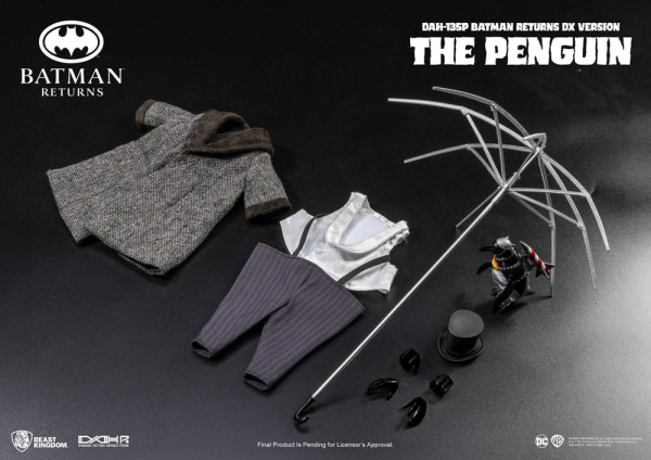 The Penguin (Deluxe Edition) Actionfigur 1:9 Dynamic 8ction Heroes, Batmans Rückkehr, 17 cm