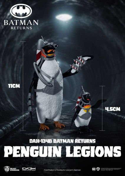 Penguin Legions Actionfiguren 1:9 Dynamic 8ction Heroes, Batmans Rückkehr, 11 cm