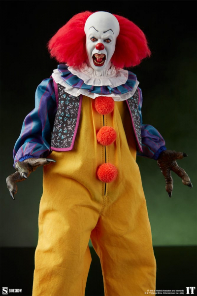 Pennywise Actionfigur 1:6 Sideshow, Stephen Kings Es (1990), 30 cm