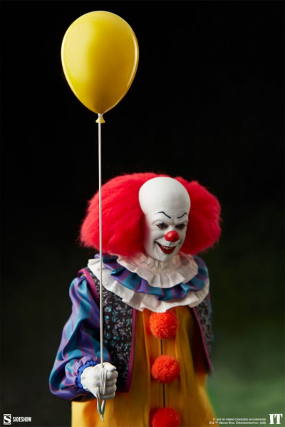 Pennywise Actionfigur 1:6 Sideshow, Stephen Kings Es (1990), 30 cm