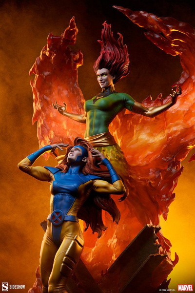 Phoenix and Jean Grey Statue Sideshow, Marvel, 66 cm