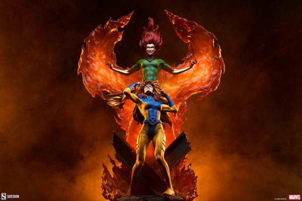 Phoenix and Jean Grey Statue Sideshow, Marvel, 66 cm