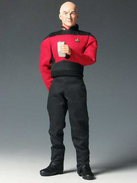 Captain Jean-Luc Picard Action Figure 1/6, Star Trek: The Next Generation, 30 cm