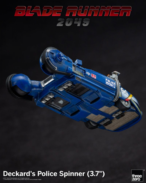 Deckard's Police Spinner Fahrzeug, Blade Runner 2049, 10 cm