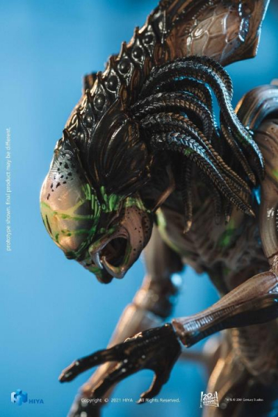 Predalien (Battle Damaged) Actionfigur 1:18 Previews Exclusive, Aliens vs. Predator 2, 15 cm