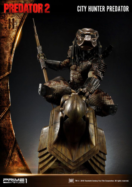 City Hunter Predator 3D Wand-Skulptur Exclusive, Predator 2, 79 cm