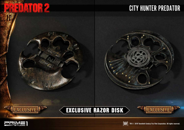 City Hunter Predator 3D Wand-Skulptur Exclusive, Predator 2, 79 cm