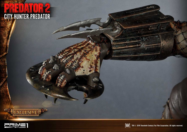 City Hunter Predator 3D Wand-Skulptur Exclusive, Predator 2, 79 cm