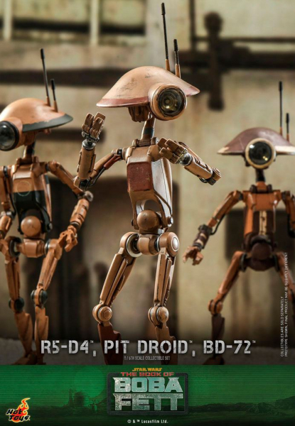 R5-D4, Pit Droid & BD-72 Actionfiguren 1:6 Television Masterpiece Series, Star Wars: The Mandalorian