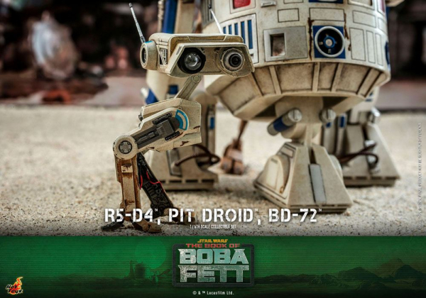 R5-D4, Pit Droid & BD-72 Actionfiguren 1:6 Television Masterpiece Series, Star Wars: The Mandalorian