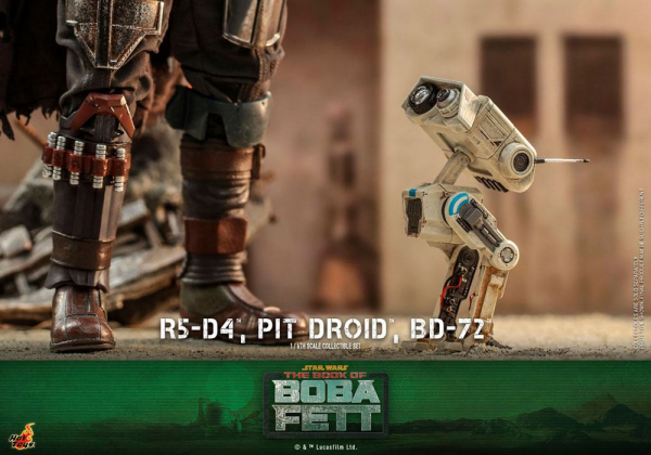 R5-D4, Pit Droid & BD-72 Actionfiguren 1:6 Television Masterpiece Series, Star Wars: The Mandalorian