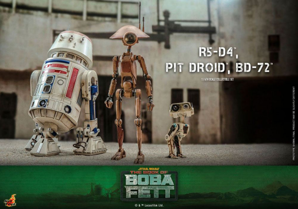 R5-D4, Pit Droid & BD-72 Actionfiguren 1:6 Television Masterpiece Series, Star Wars: The Mandalorian