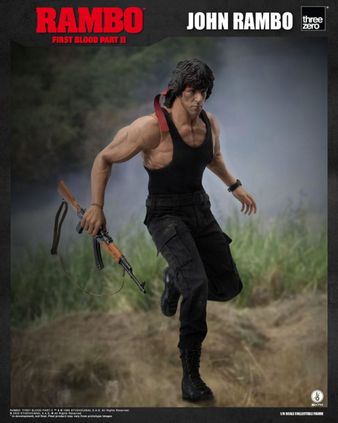 John Rambo Actionfigur 1:6, Rambo II, 30 cm