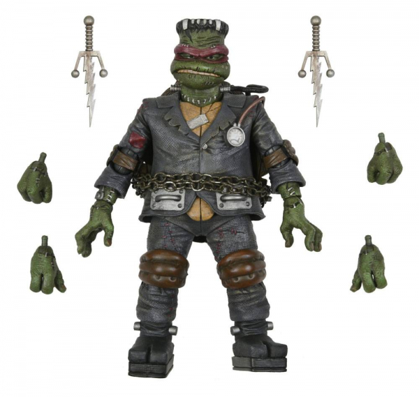 Ultimate Raphael as Frankenstein's Monster Actionfigur, Universal Monsters x Teenage Mutant Ninja Turtles, 18 cm