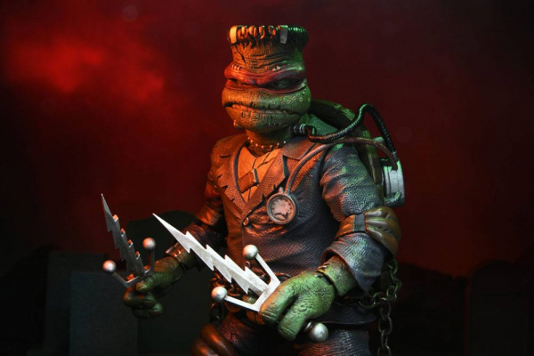 Ultimate Raphael as Frankenstein's Monster Actionfigur, Universal Monsters x Teenage Mutant Ninja Turtles, 18 cm