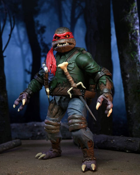 Ultimate Raphael as The Wolf Man Actionfigur, Universal Monsters x Teenage Mutant Ninja Turtles, 18 cm