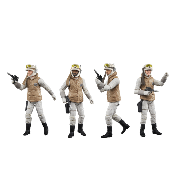 Rebel Soldier (Echo Base Battle Gear) Actionfiguren 4er-Pack Vintage Collection Exclusive, Star Wars: Episode V, 10 cm