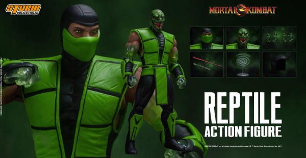 Reptile Actionfigur 1:12 Exclusive, Mortal Kombat, 18 cm