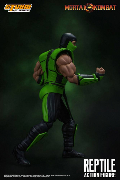 Reptile Actionfigur 1:12, Mortal Kombat, 18 cm