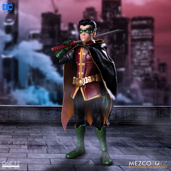 Robin Action Figure 1/12 Mezco, DC Comics, 16 cm