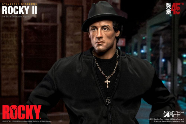 Rocky Balboa (Black Suit) Action Figure 1/6 My Favourite Movie Deluxe, Rocky II, 30 cm