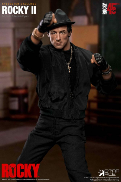 Rocky Balboa (Black Suit) Action Figure 1/6 My Favourite Movie Deluxe, Rocky II, 30 cm