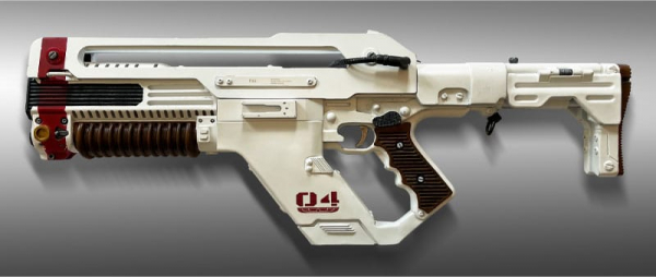 F44AA Pulse Rifle 1:1 Replik, Alien: Romulus, 71 cm