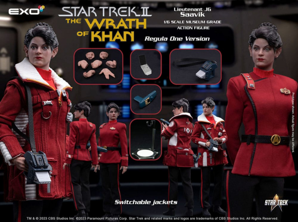 Lt. Saavik (Regula One Version) Actionfigur 1:6, Star Trek II: Der Zorn des Khan, 28 cm