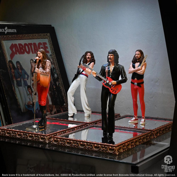 Black Sabbath (Sabotage Era) Statue 4-Pack 1/9 Rock Iconz, 23 cm