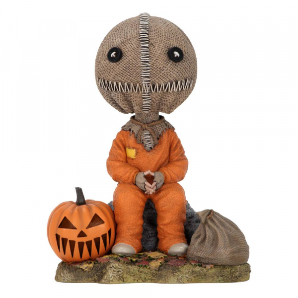 Sam Wackelkopf-Figur Head Knocker, Trick 'r Treat, 18 cm