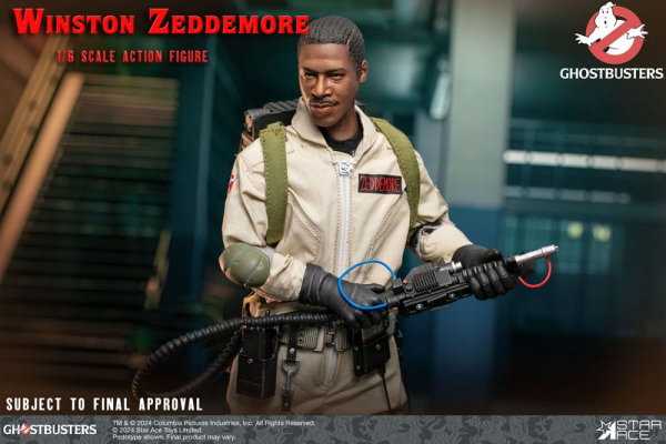 Winston Zeddemore Actionfigur 1:6, Ghostbusters, 30 cm