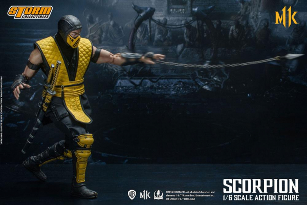 Scorpion Actionfigur 1:6, Mortal Kombat 11, 32 cm