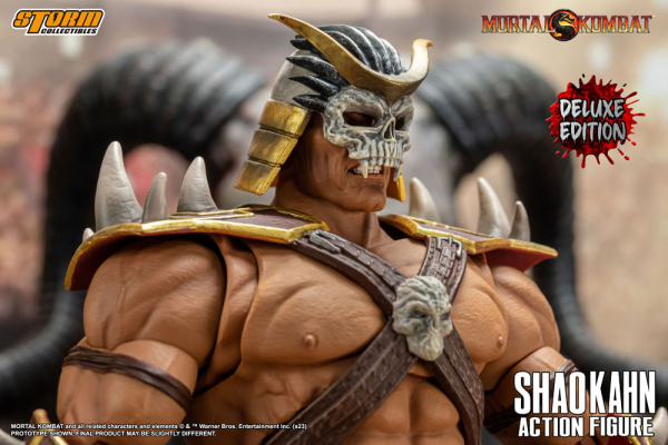 Shao Kahn Deluxe Edition Mortal Kombat Action Figure 1/12 18 cm