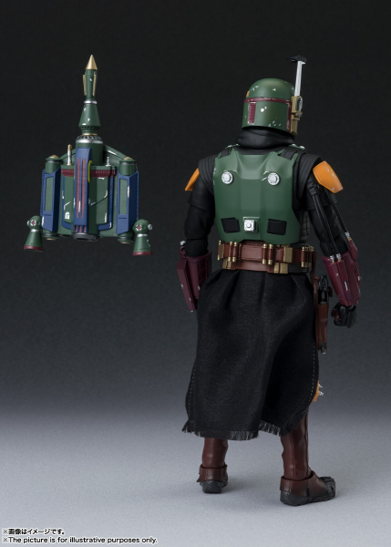 Boba Fett Actionfigur S.H.Figuarts, Star Wars: The Book of Boba Fett, 16 cm