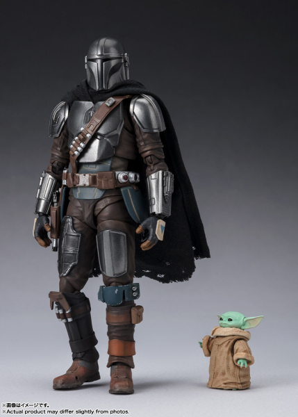 Mandalorian & Grogu Action Figure S.H.Figuarts, Star Wars: The Mandalorian, 15 cm