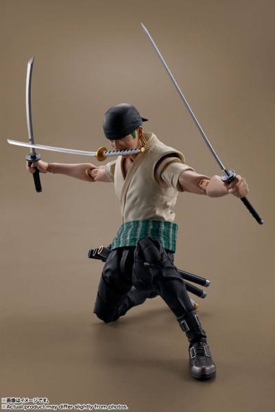 Roronoa Zoro Action Figure S.H.Figuarts, One Piece (Netflix), 15 cm