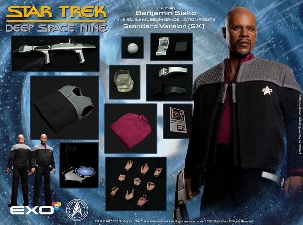 Captain Benjamin Sisko Actionfigur 1:6, Star Trek: Deep Space Nine, 30 cm