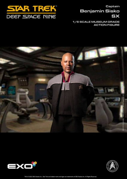 Captain Benjamin Sisko Actionfigur 1:6, Star Trek: Deep Space Nine, 30 cm