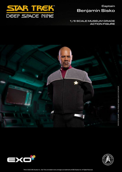 Captain Benjamin Sisko Actionfigur 1:6, Star Trek: Deep Space Nine, 30 cm