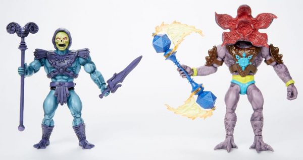 Skeletor & Demogorgon Action Figures MOTU Origins Exclusive, Masters of the Universe x Stranger Things, 14 cm