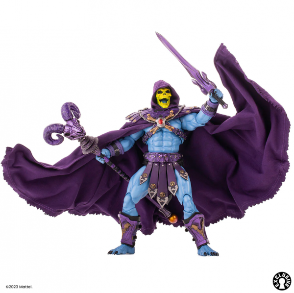 Deluxe Skeletor Actionfigur 1:6 Mondo Exclusive, Masters of the Universe, 30 cm