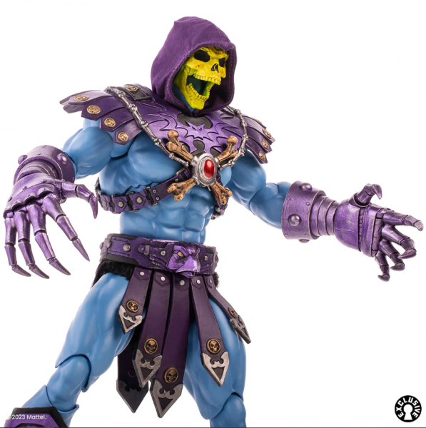 Deluxe Skeletor Actionfigur 1:6 Mondo Exclusive, Masters of the Universe, 30 cm