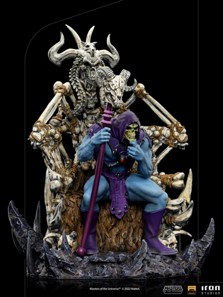 Skeletor on Throne Statue 1:10 Art Scale Deluxe, Masters of the Universe, 29 cm