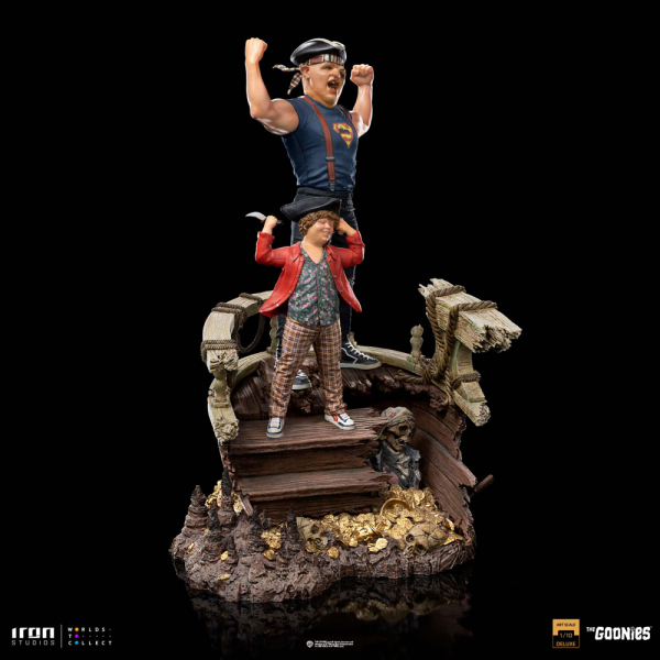 Sloth and Chunk Statue 1/10 Art Scale Deluxe, The Goonies, 31 cm