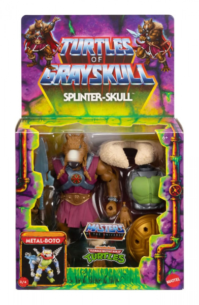 Splinter-Skull Action Figure MOTU Origins Deluxe, Turtles of Grayskull, 14 cm